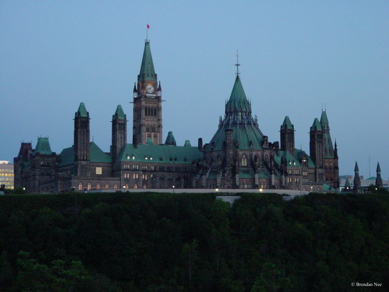 Ottawa - 101 Parliment Dusk